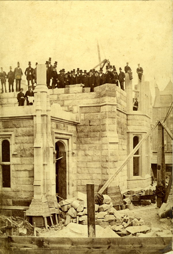 Construction of the McLean Museum 1875